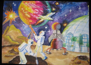 Взор, устремен към Вселената