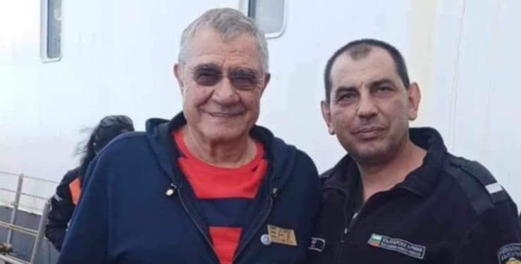 Проф. Христо Пимпирев и Радослав Мирнов