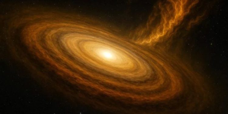 Млади звезди се захранват с хаоса, за да изградят планети