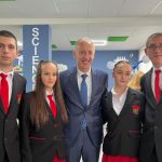 Министърът на образованието и науката Красимир Вълчев откри четири нови училищни STEM центъра, новопостроени сгради и спортни площадки в три благоевградски общини