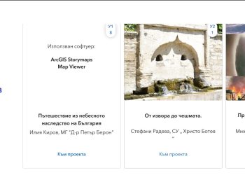 Наградиха победителите в Националния конкурс „Изучаваме света с ГИС“