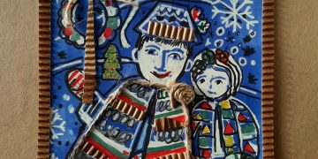 Ученичка от Българското училище в Прага е победителят в конкурса на АБУЧ „Моята българска коледна картичка“