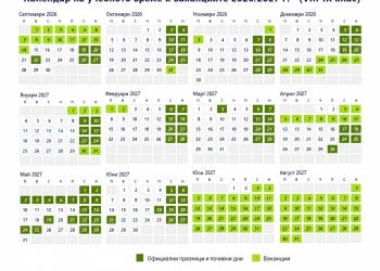 МОН утвърди графика на учебното време и ваканциите за 2026/2027 г.